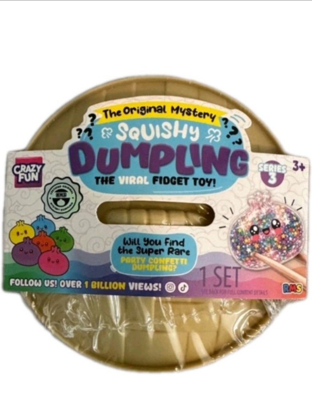RMS Crazy Fun Party Confetti Mystery Dumpling - NEW SEALED
